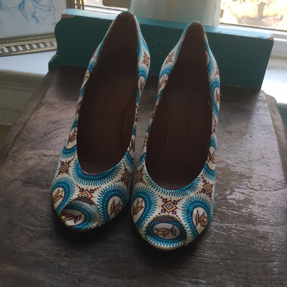 Marc By Marc Jacobs Patterned Open Toe Pump - image 2